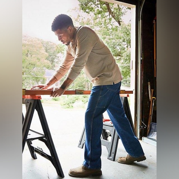 New Wrangler Work Carpenter Pants in Antique Blue - Picture 5 of 5